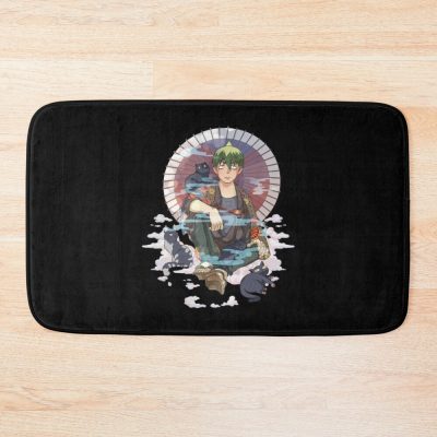 Amaimon With Cat Blue Fantasy Exorcist Anime Bath Mat