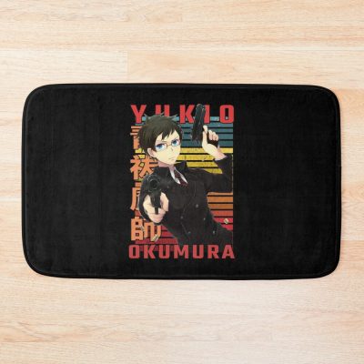 Yukio Head Shot Blue Fantasy Anime Exorcist Design Bath Mat