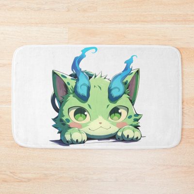 Amaimon Blue Exorcist Demon Playful Peeking Chibi Anime Bath Mat