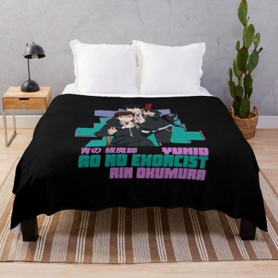 Rin X Yukio Okumura Ao No Exorcist Blue Exorcist Throw Blanket