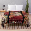 Mephisto Pheles Blue Exorcist Retro Anime Design Throw Blanket