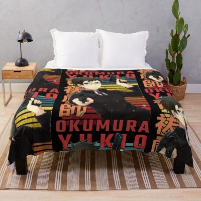 Yukio Okumura Blue Exorcist Retro Anime Design Throw Blanket