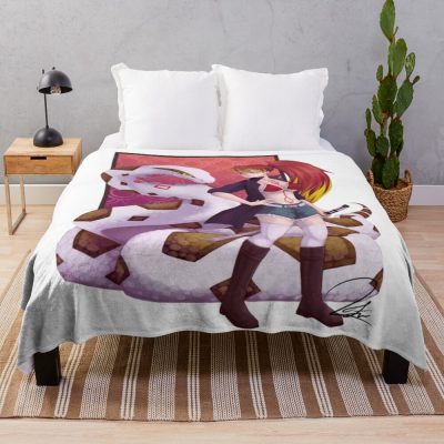 Shura With Snake Anime Exorcist Classic Throw Blanket