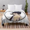 Kuro And Rin Chibi Blue Fantasy Anime Exorcist Classic Throw Blanket