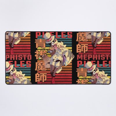 Mephisto Pheles Blue Exorcist Retro Anime Design Mouse Pad