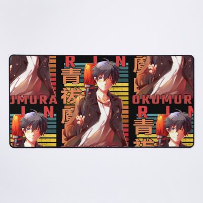 Rin Okumura Blue Exorcist Retro Anime Design Mouse Pad