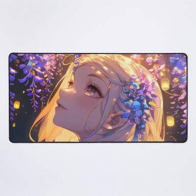 Shiemi Moriyama Delicate Wisteria Lantern Bloom Blue Exorcist Anime Mouse Pad