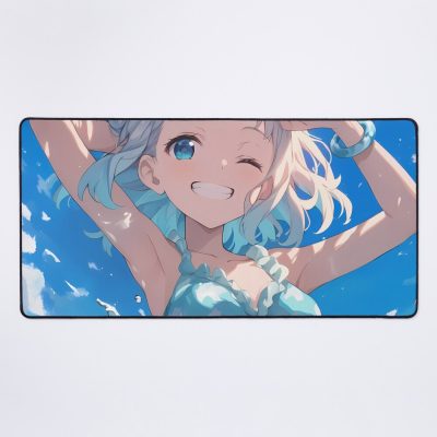 Shiemi Moriyama Blue Exorcist Resolute Commander Misato Katsuragi Leads Charge Evangelion Anime Mouse Pad