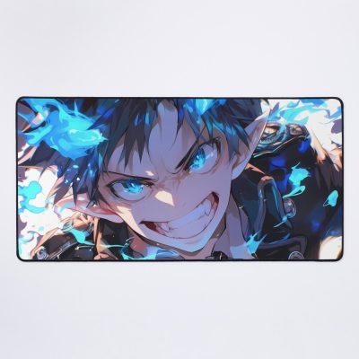 Rin Okumura Blue Exorcist Anime Blue Flame Action Supernatural Mouse Pad