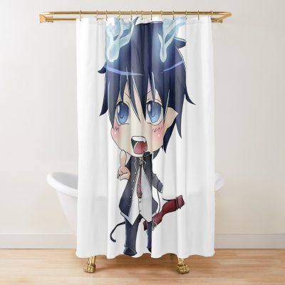 Blue Exorcist Shower Curtain