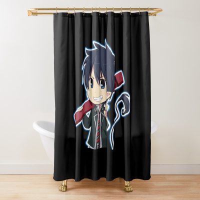 Rin Okumura Chibi Shower Curtain