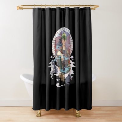Blue Exorcist Shower Curtain