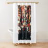 Character Mask Exorcist Fantasy Blue Shower Curtain