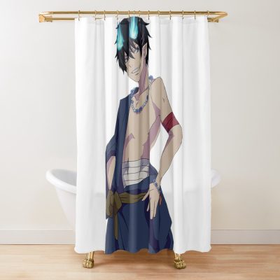 Blue Exorcist Shower Curtain