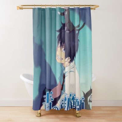 Blue Exorcist Anime Shower Curtain