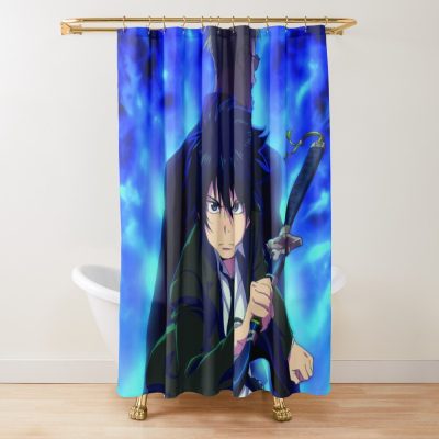 Blue Exorcist Anime Shower Curtain