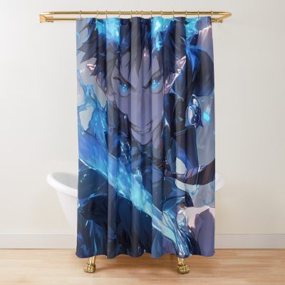 Rin Okumura Blue Exorcist Demon Slayer Hero Anime Shower Curtain