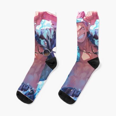 Renzo Shima Cheerful Scout Water Blue Exorcist Anime Socks