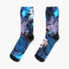 Rin Okumura Blue Exorcist Anime Blue Flame Action Supernatural Socks