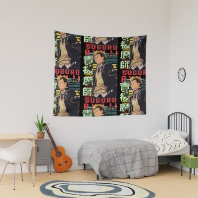 Bon Ryuji Suguro Blue Exorcist Retro Anime Design Tapestry