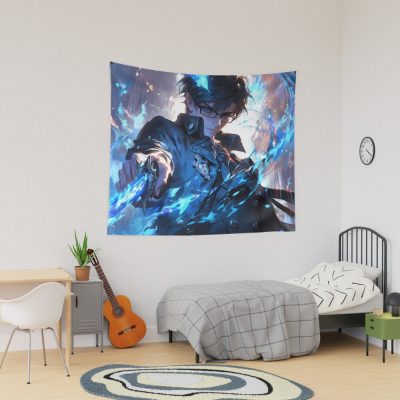 Yukio Okumura Blue Exorcist Guardian Marksman Tactical Anime Tapestry