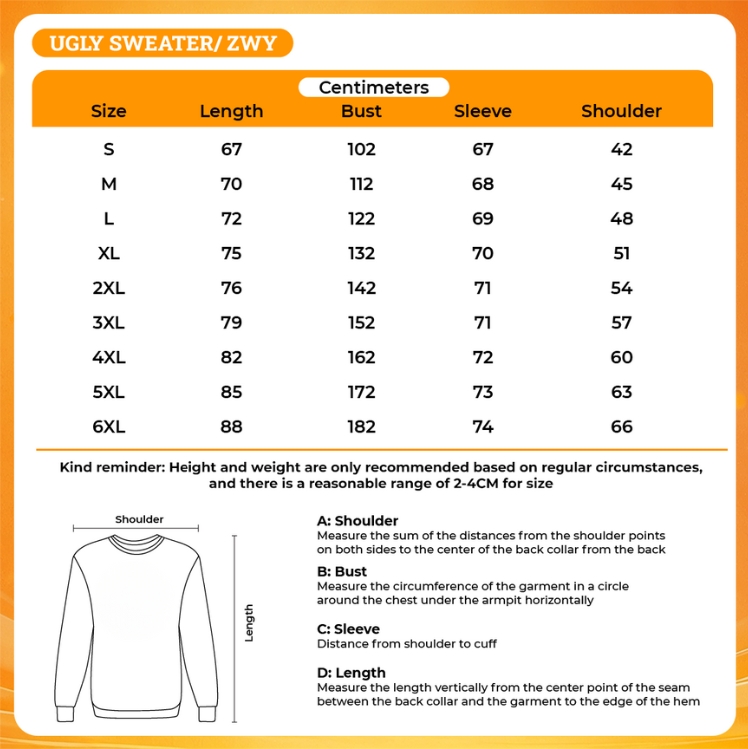 3D UGLY SWEATER - Blue Exorcist Merch