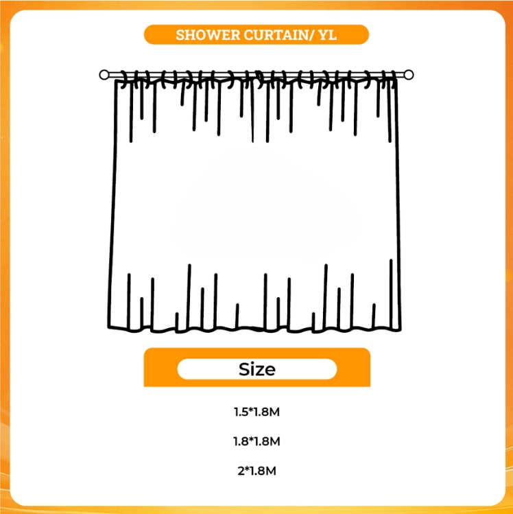 3D shower curtain - Blue Exorcist Merch